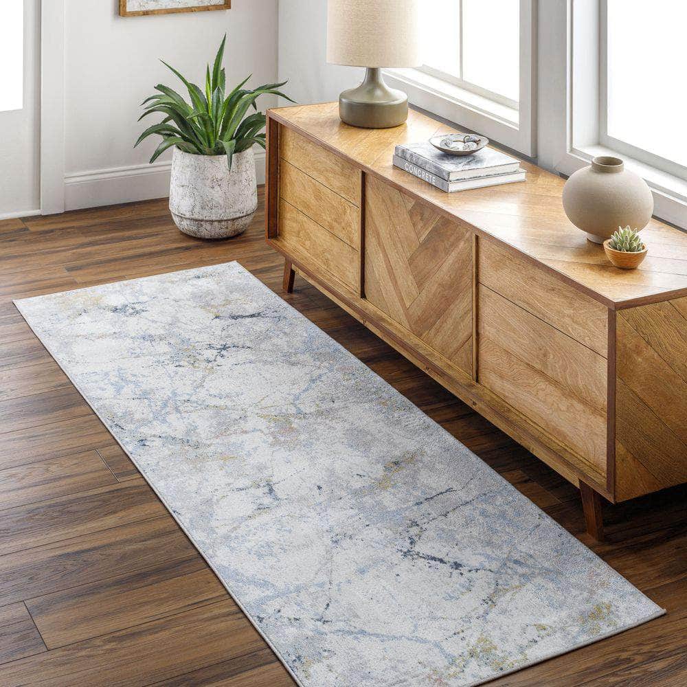Machine Woven LVR-2356 Ivory, Slate Rugs #color_ivory, slate