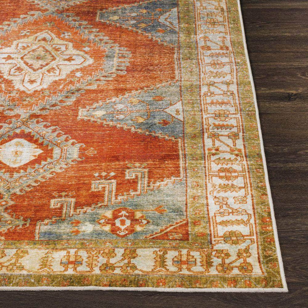 Machine Woven LVB-2301 Burnt Orange, Orange Rugs #color_burnt orange, orange