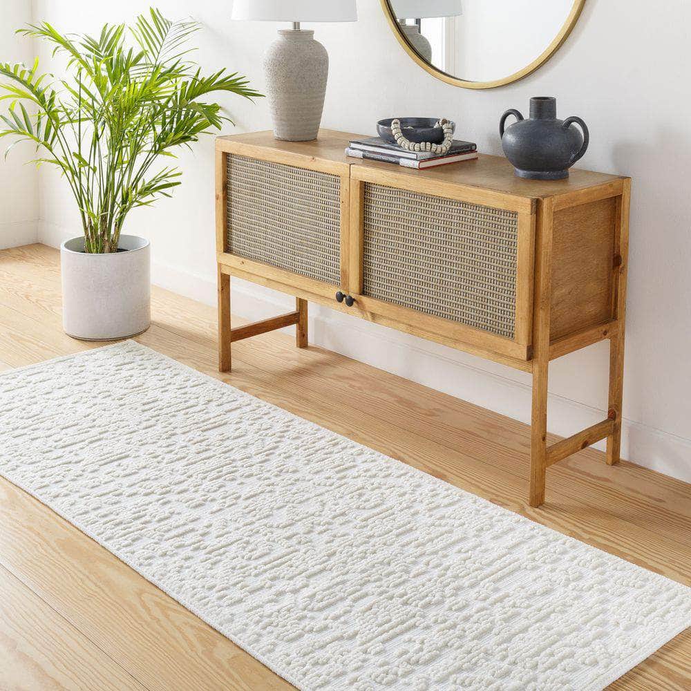 Machine Woven LYA-2318 White, Off-White Rugs #color_white, off-white