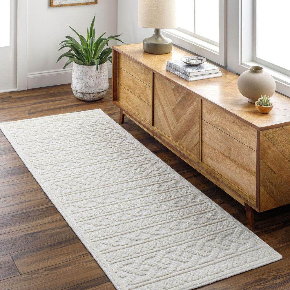 Machine Woven LYA-2315 White, Off-White Rugs #color_white, off-white