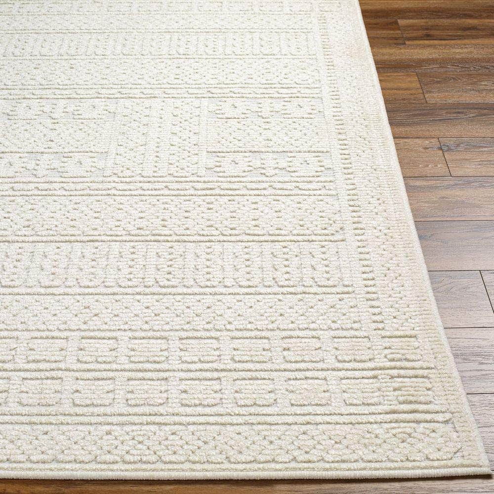 Machine Woven LYA-2301 White, Off-White Rugs #color_white, off-white