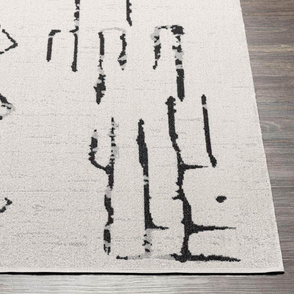 Machine Woven LVR-2318 Black, Gray Rugs #color_black, gray