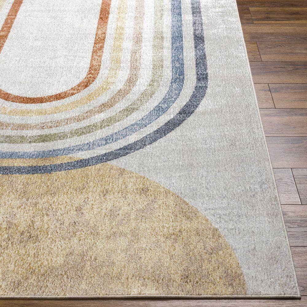 Machine Woven LLL-2314 Oatmeal, Brown Rugs #color_oatmeal, brown