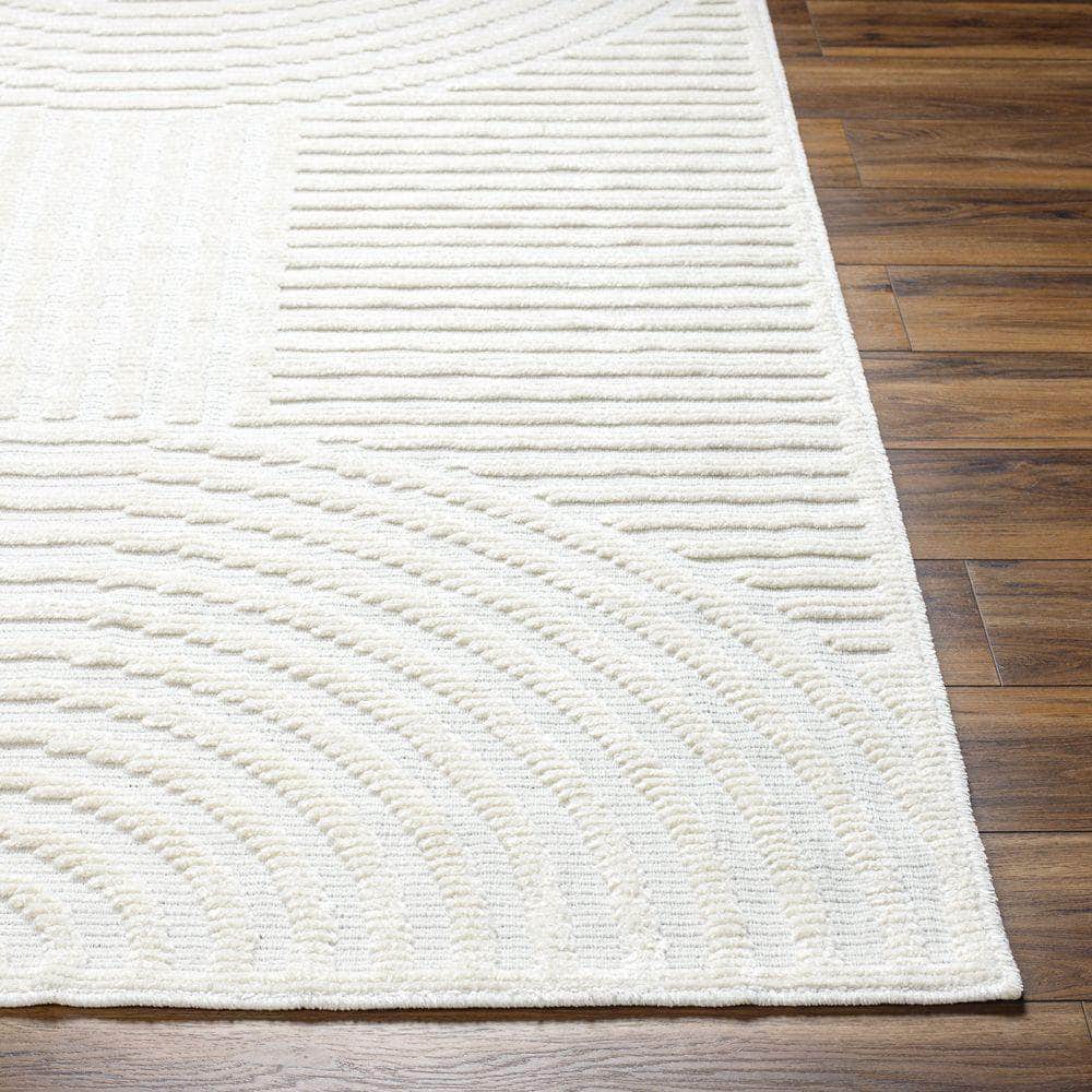Machine Woven LYA-2312 White, Off-White Rugs #color_white, off-white