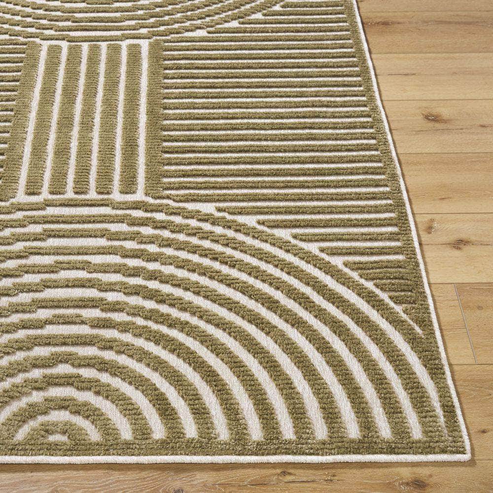 Machine Woven LYA-2328 Beige, Brown Rugs #color_beige, brown