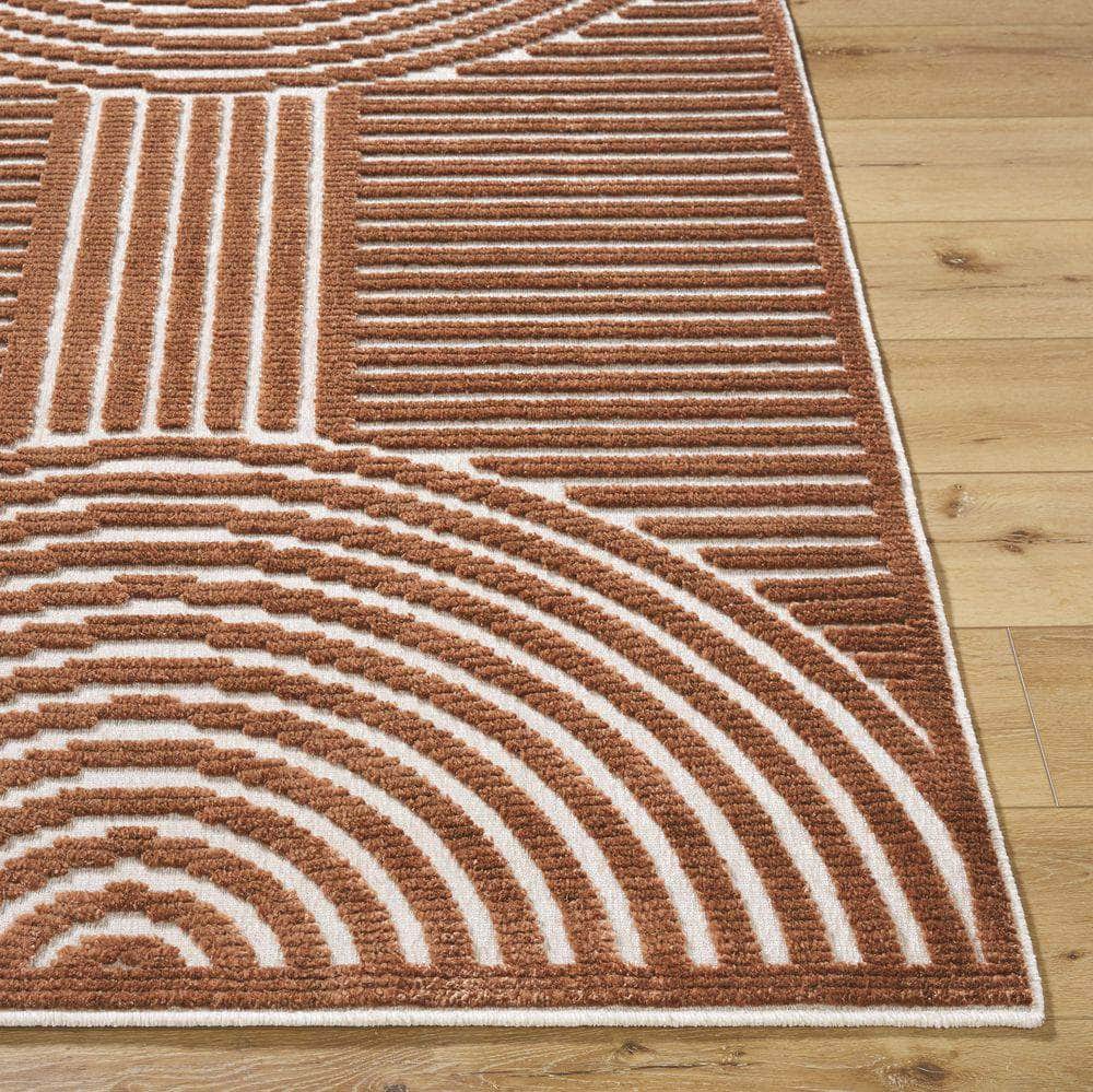 Machine Woven LYA-2329 Beige, Olive Rugs #color_beige, olive