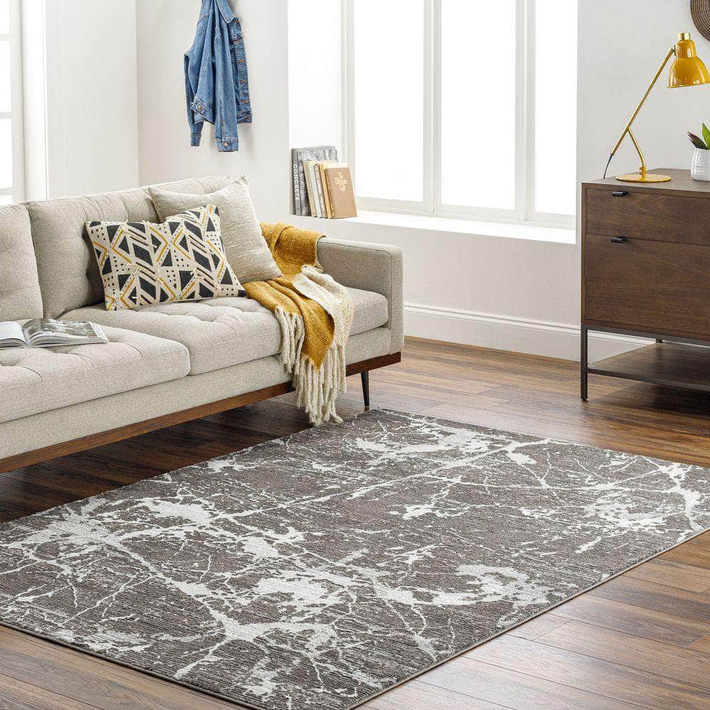 Machine Woven ALD-2312 Gray, Tan Rugs #color_gray, tan