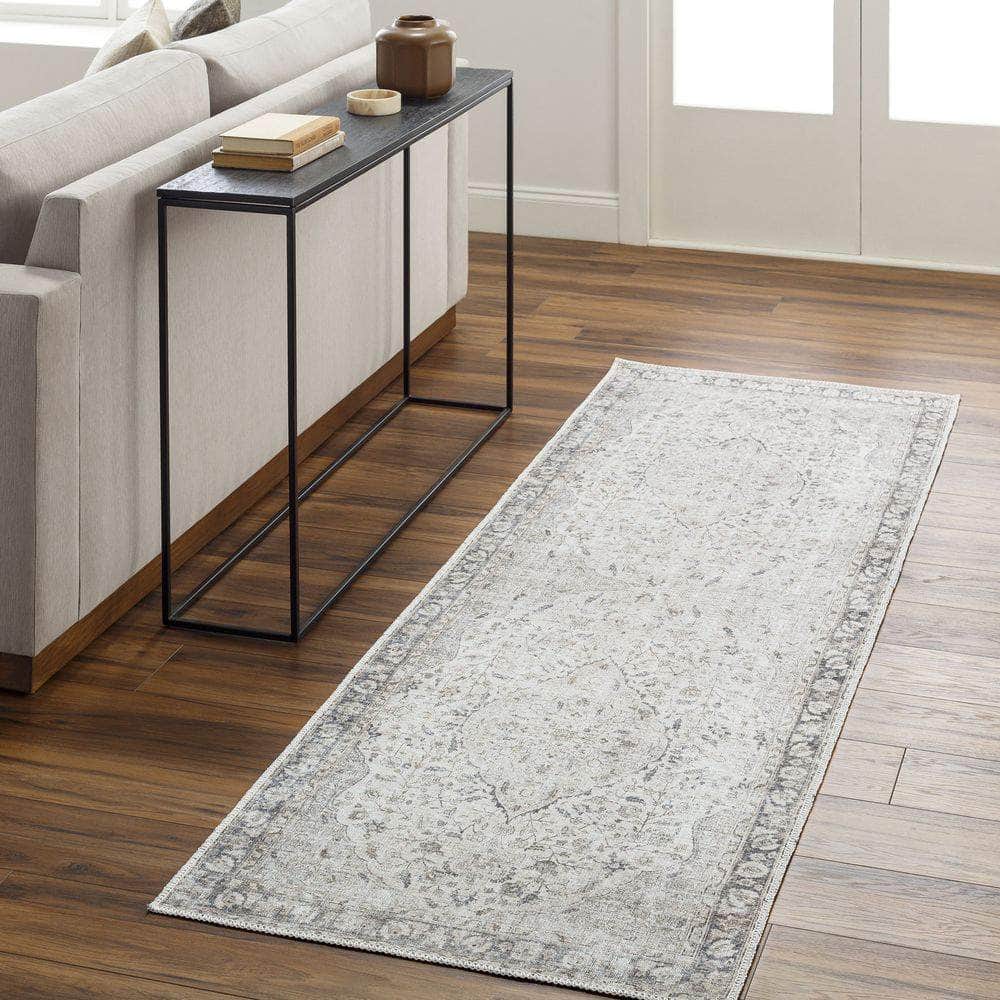 Machine Woven AML-2385 Ivory, Taupe Rugs #color_ivory, taupe