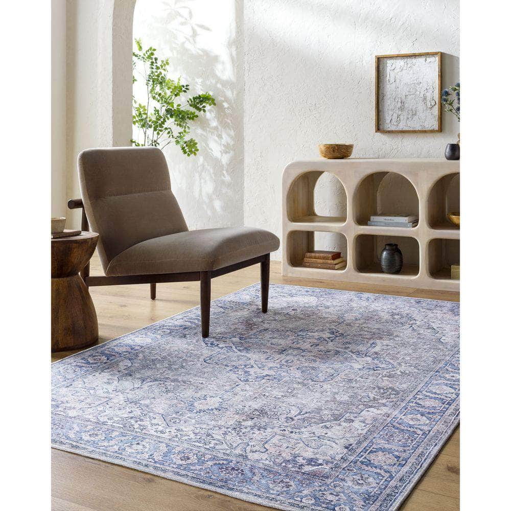 Machine Woven GOR-2303 Cream, Gray Rugs #color_cream, gray
