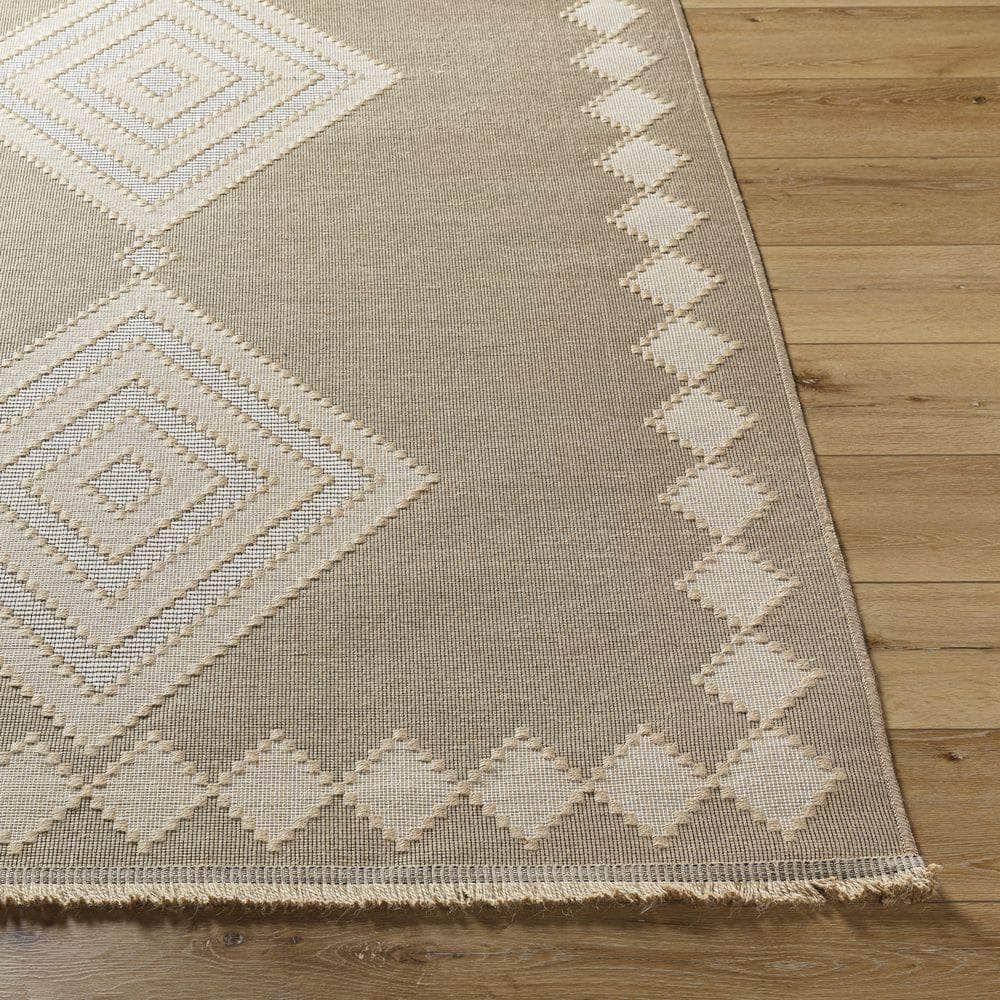 Machine Woven MYS-2304 Tan, Light Beige Rugs #color_tan, light beige