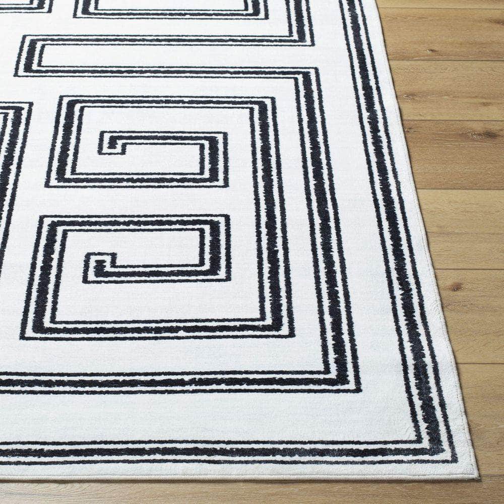 Machine Woven LVB-2333 White, Onyx Rugs #color_white, onyx