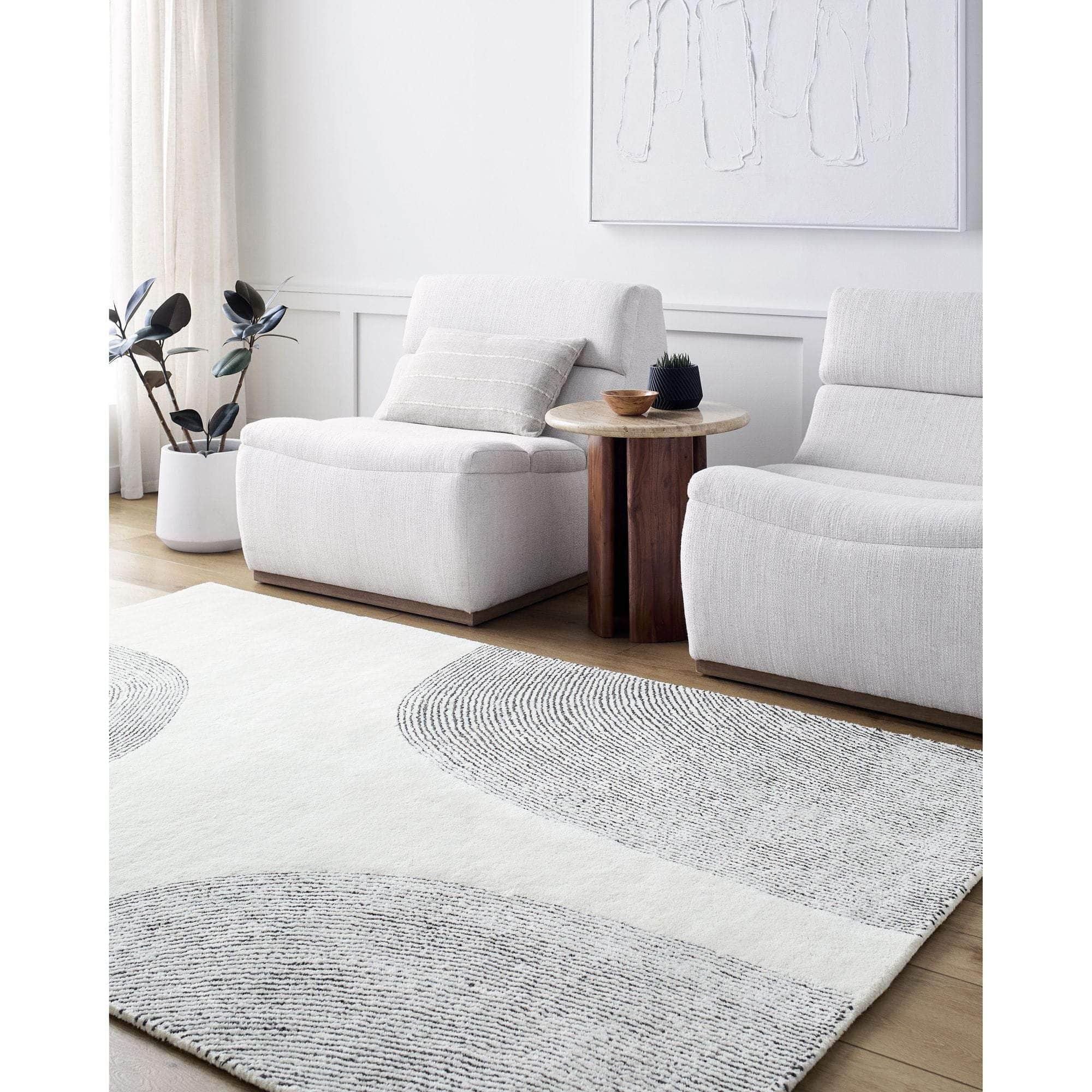 Handmade CRA-2302 Light Silver, Desert Sand, Silver, Slate Rugs #color_light silver, desert sand, silver, slate