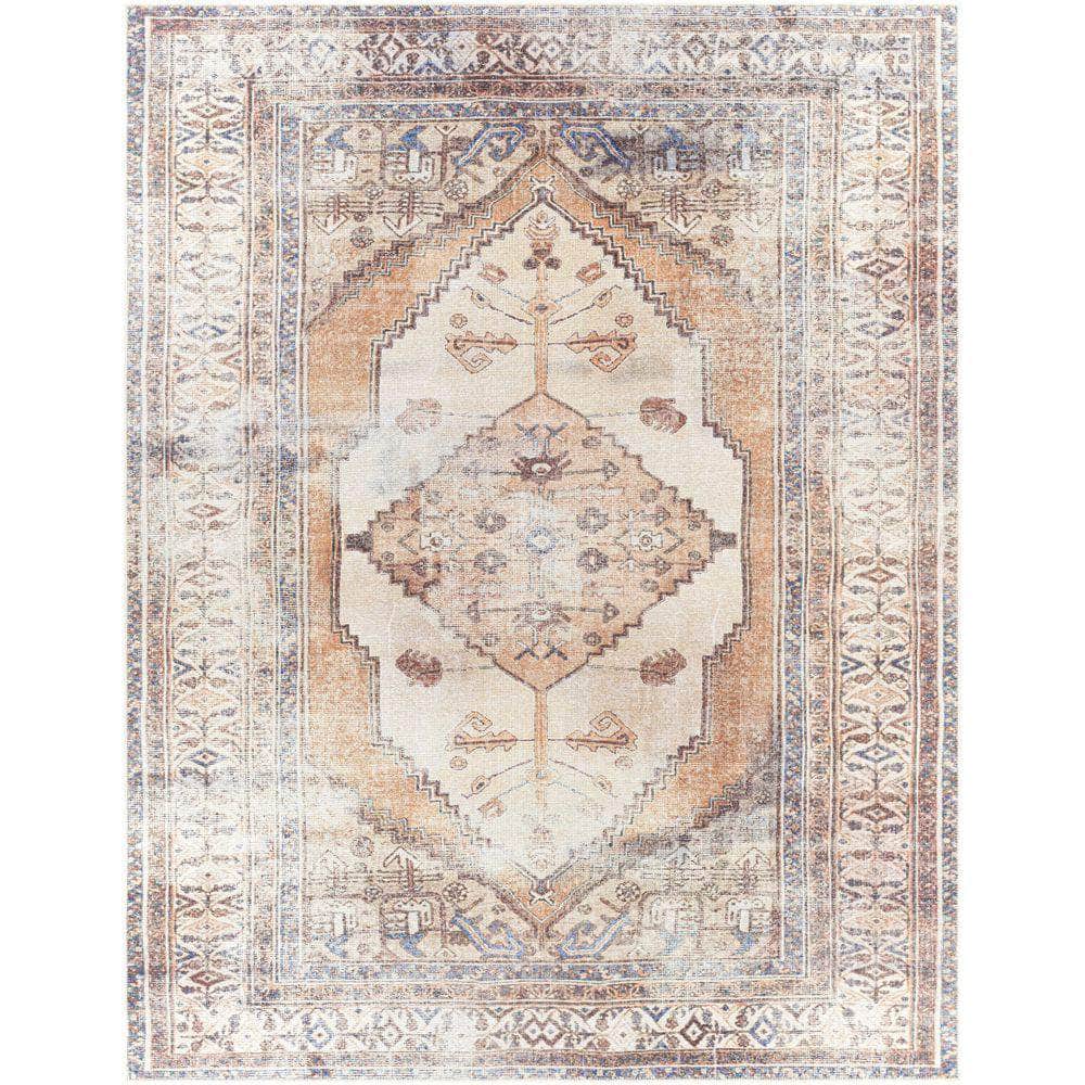 Machine Woven AML-2312 Tan, Light Gray Rugs #color_tan, light gray