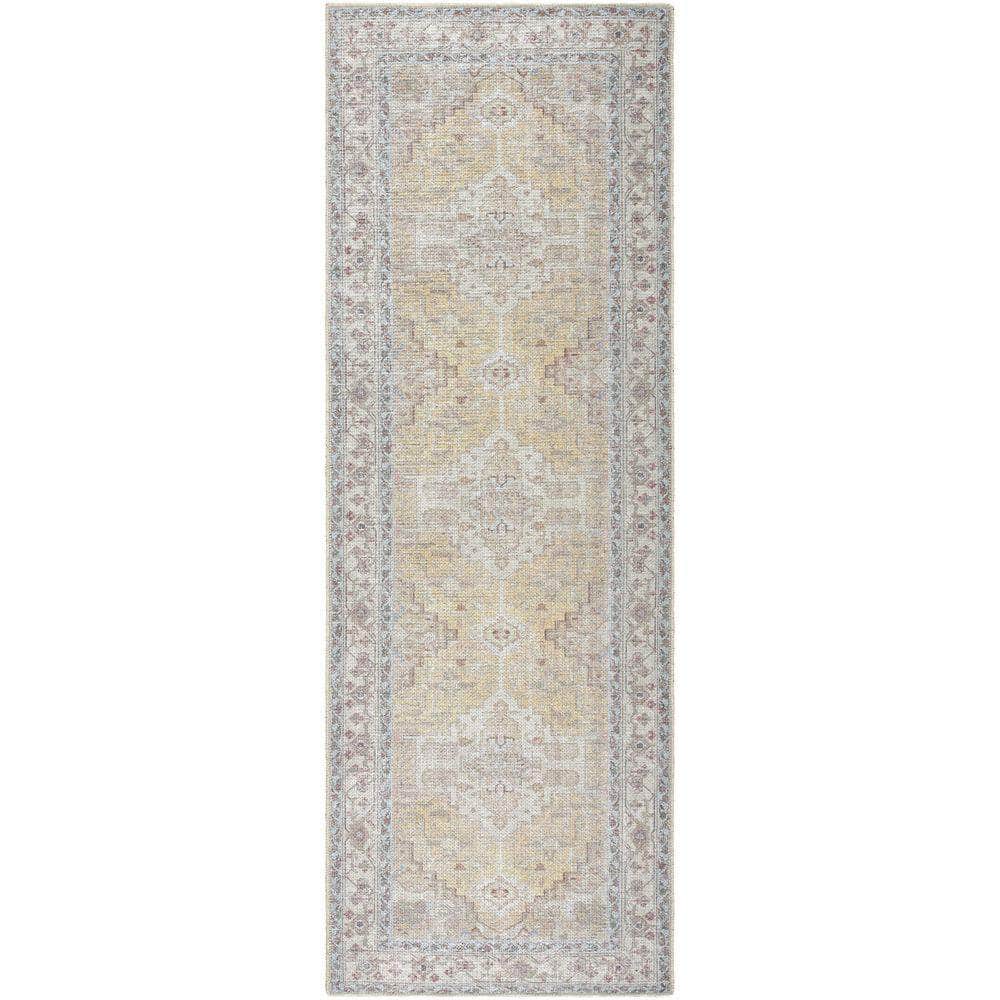 Machine Woven AML-2373 Tan, Light Gray Rugs #color_tan, light gray