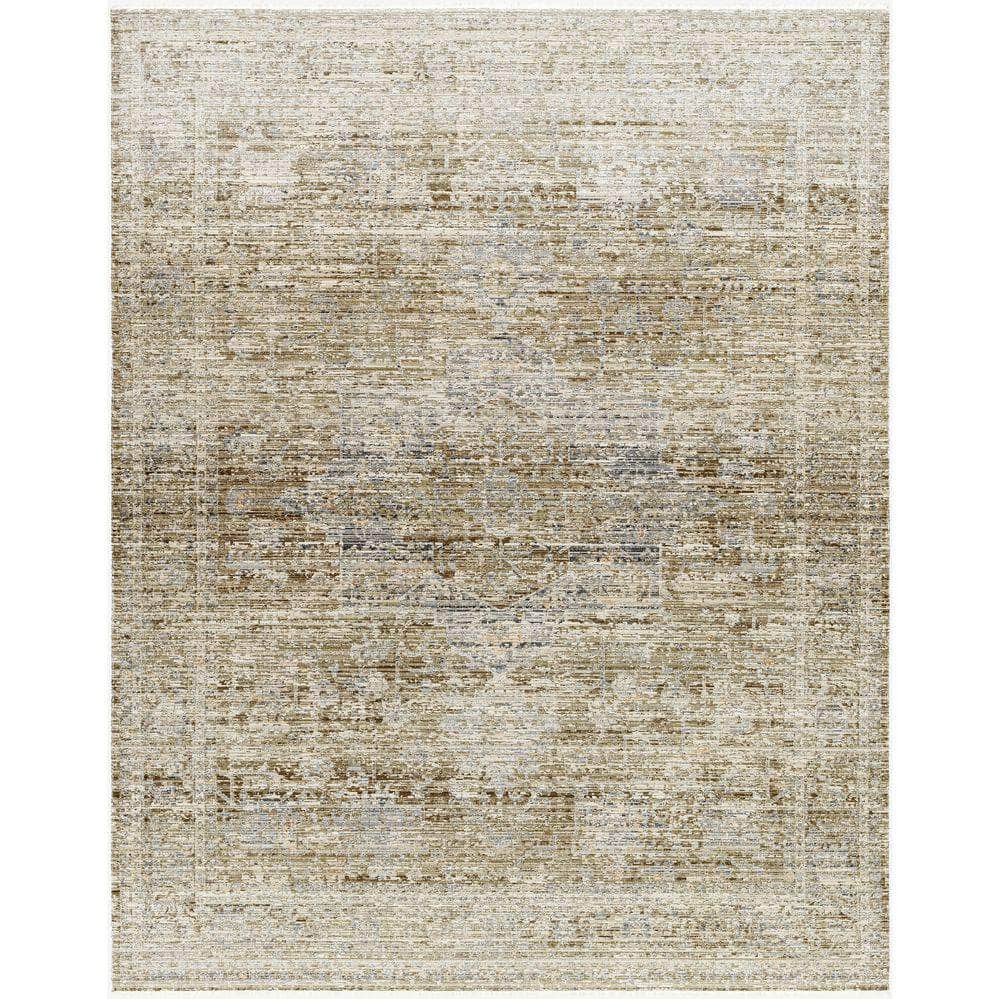 Machine Woven BOMG-2310 Taupe, Dark Brown Rugs #color_taupe, dark brown