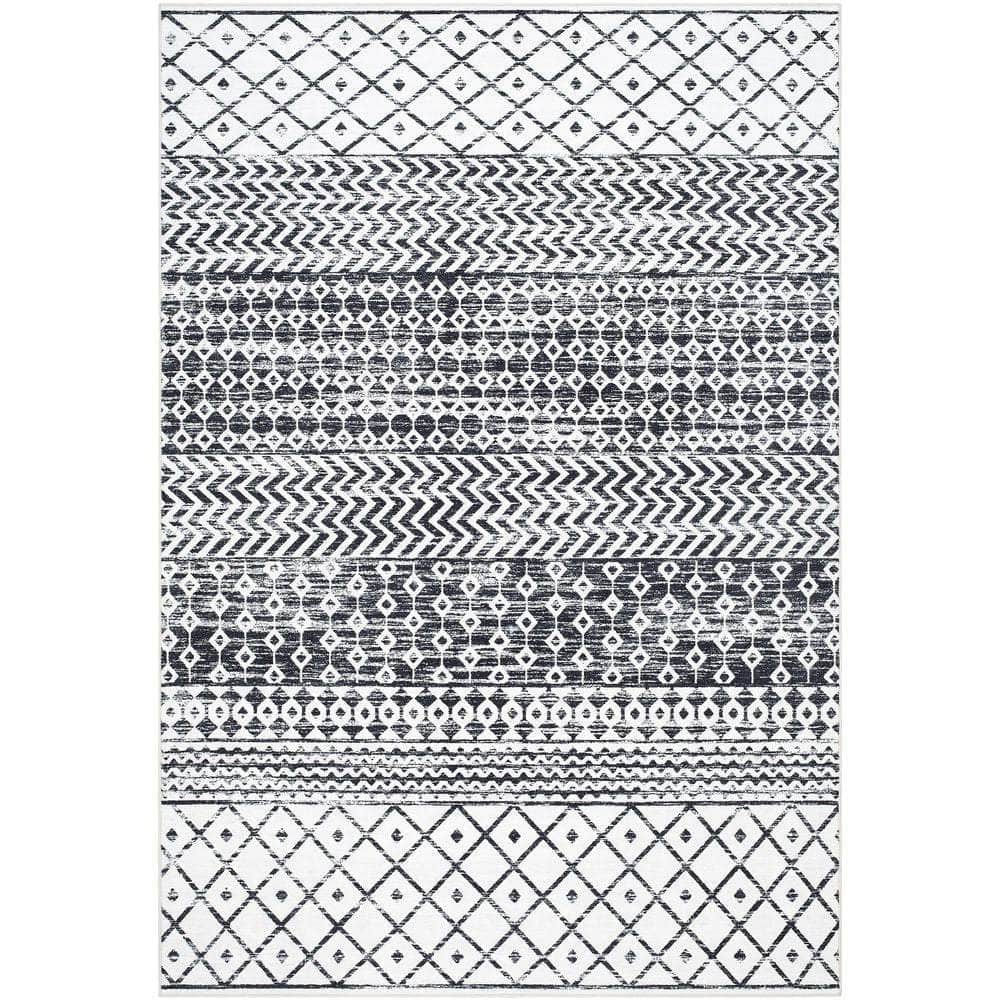 Machine Woven LVB-2329 White, Nickel Rugs #color_white, nickel