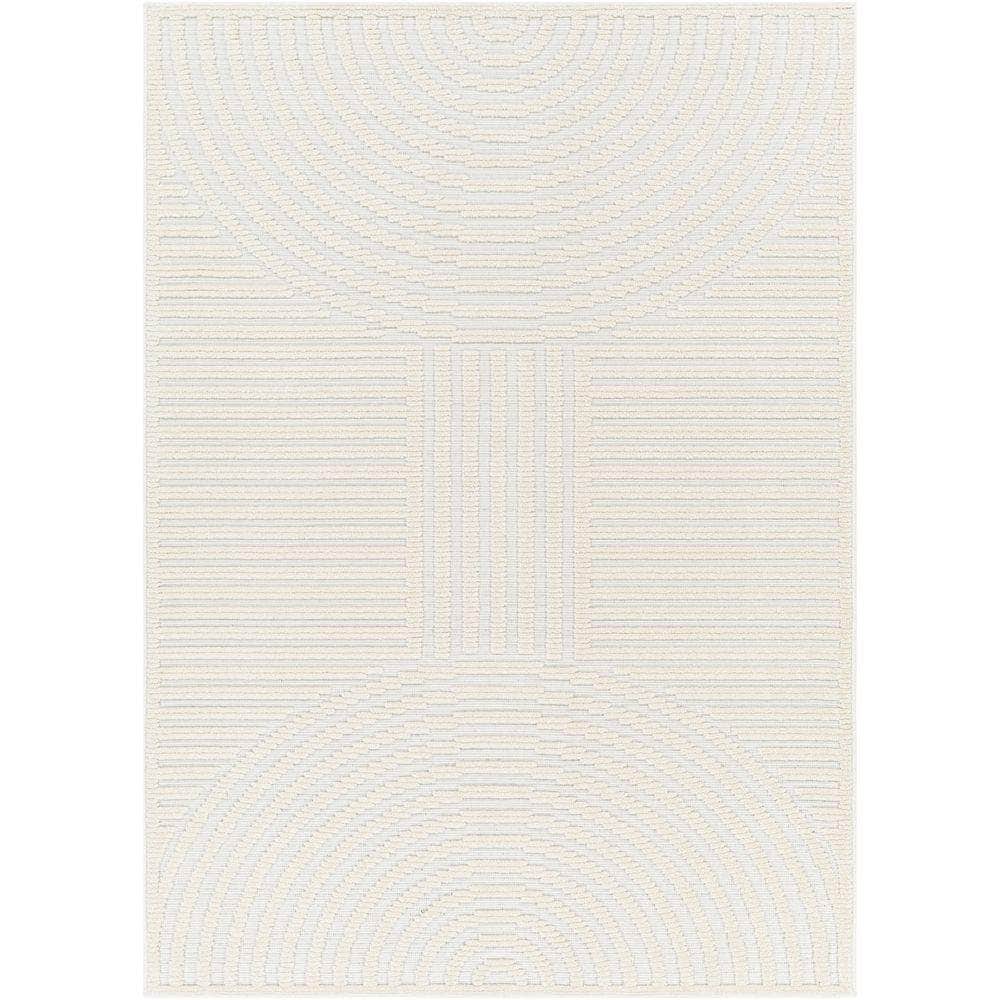 Machine Woven LYA-2312 White, Off-White Rugs #color_white, off-white