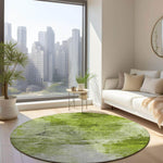 Machine Made ACN595 Aloe Green Rugs 