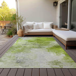 Machine Made ACN595 Aloe Green Rugs 