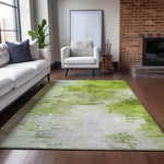 Machine Made ACN595 Aloe Green Rugs 