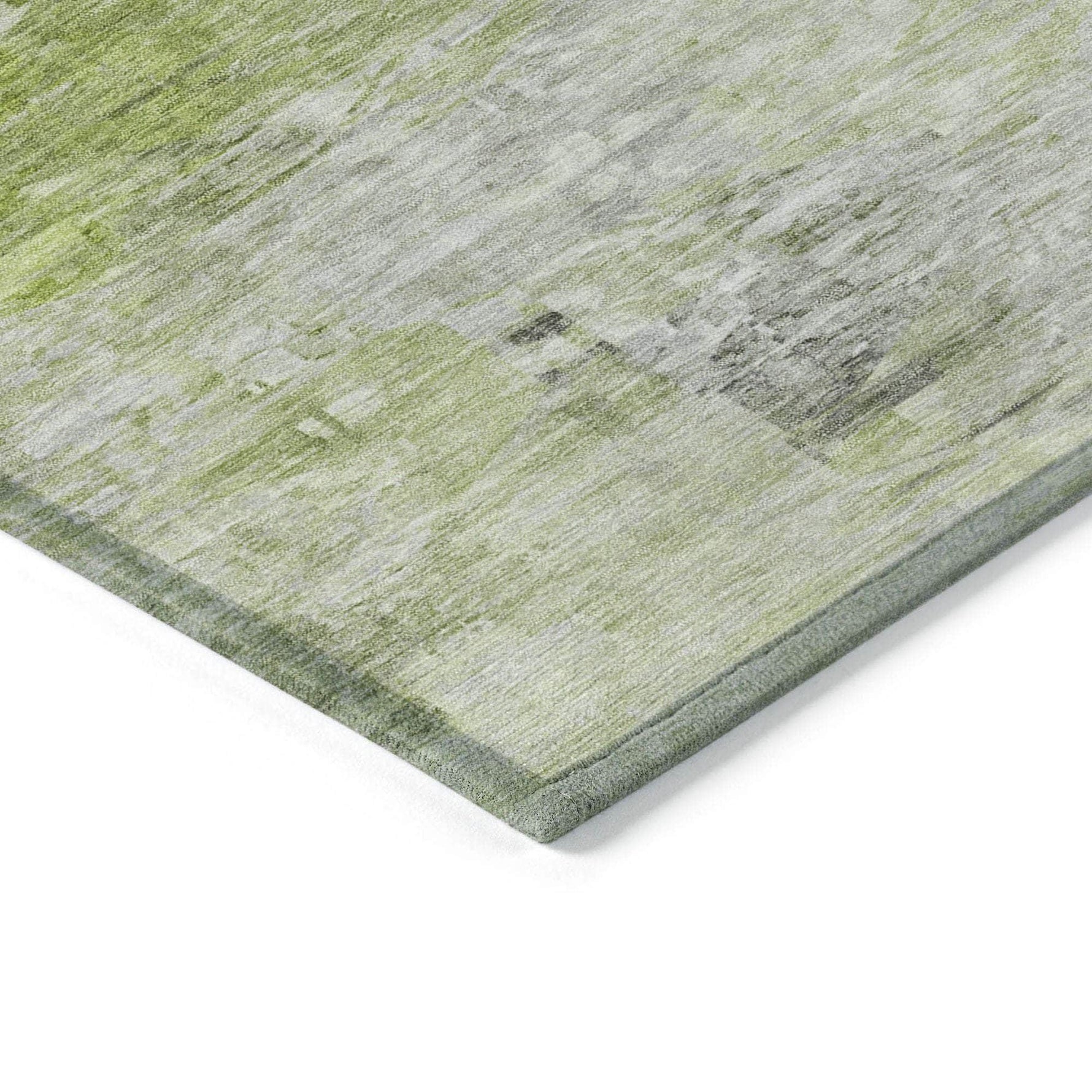 Machine Made ACN595 Aloe Green Rugs 