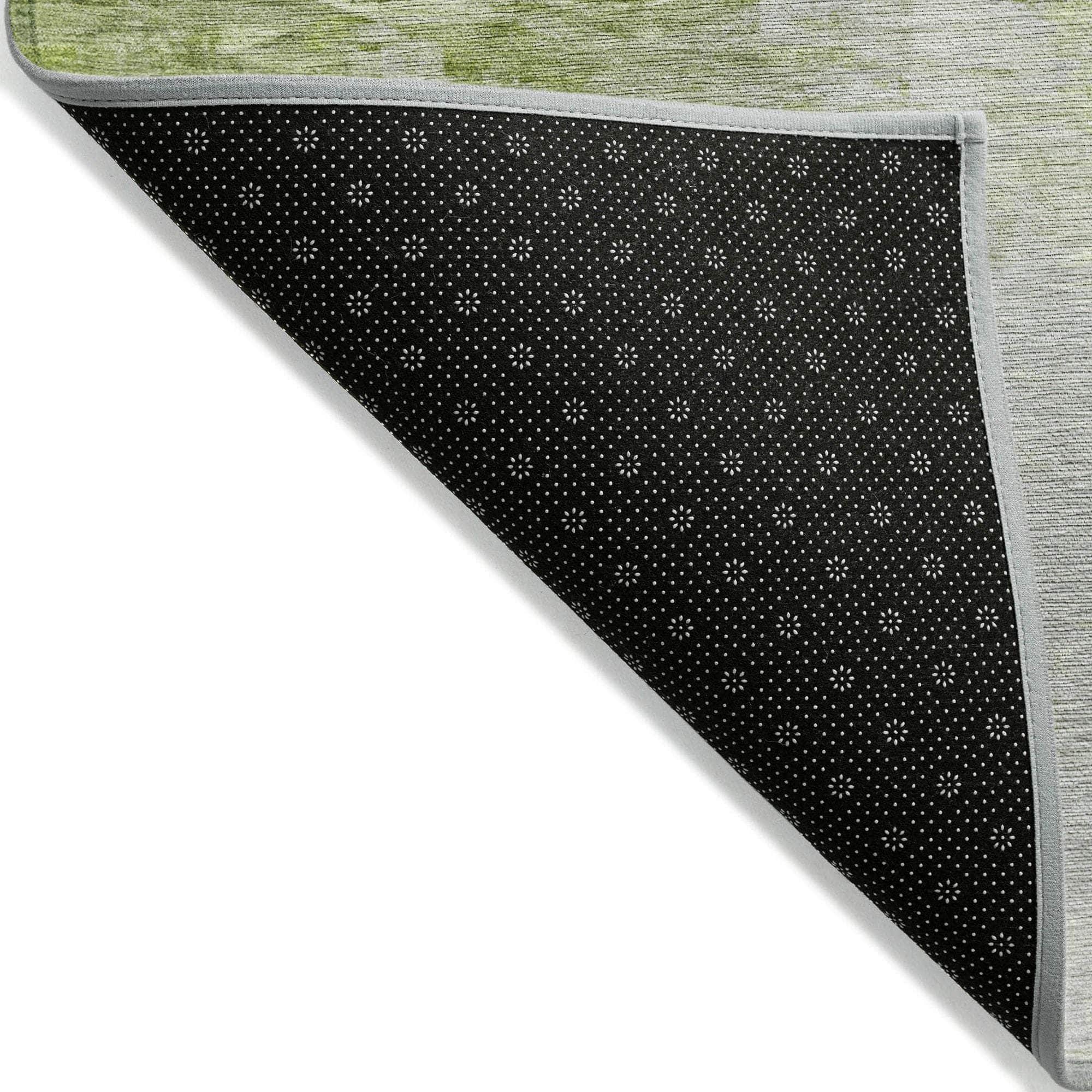 Machine Made ACN595 Aloe Green Rugs 