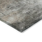 Machine Made ACN596 Beige Brown Rugs 