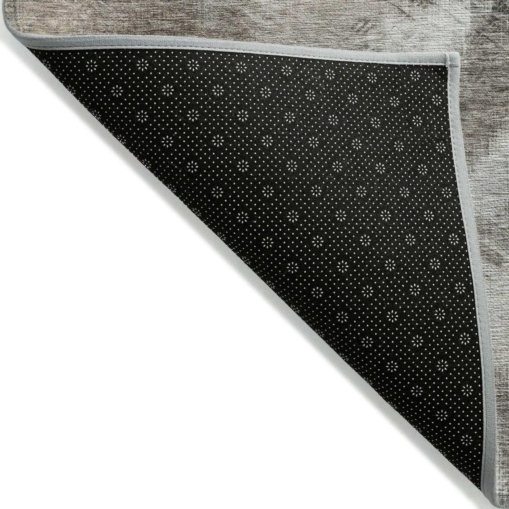 Machine Made ACN596 Beige Brown Rugs 