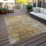 Machine Made ACN593 Beige Brown Rugs 