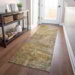 Machine Made ACN593 Beige Brown Rugs 