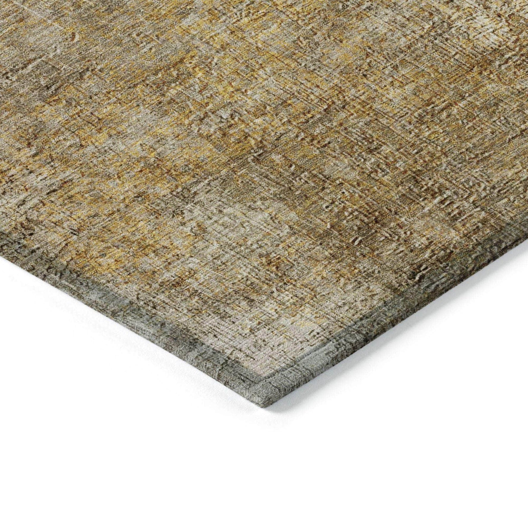 Machine Made ACN593 Beige Brown Rugs 