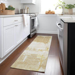 Machine Made ACN624 Beige Brown Rugs 