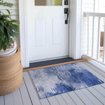 Machine Made ACN595 Blue  Rugs 