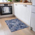 Machine Made ACN594 Blue  Rugs 