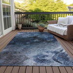 Machine Made ACN590 Blue  Rugs 