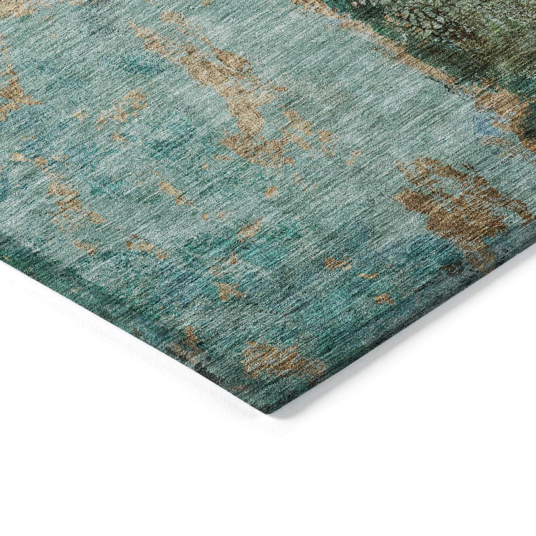 Machine Made ACN605 Blue  Rugs 
