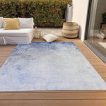 Machine Made ACN601 Blue  Rugs 