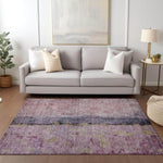 Machine Made ACN605 Blush Pink Rugs 