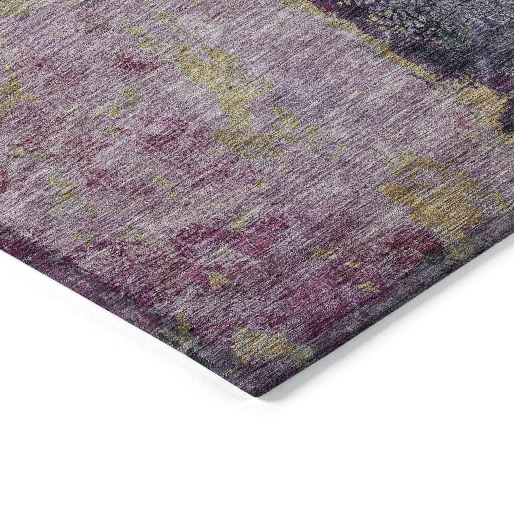 Machine Made ACN605 Blush Pink Rugs 
