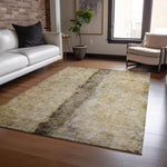 Machine Made ACN605 Brown  Rugs 