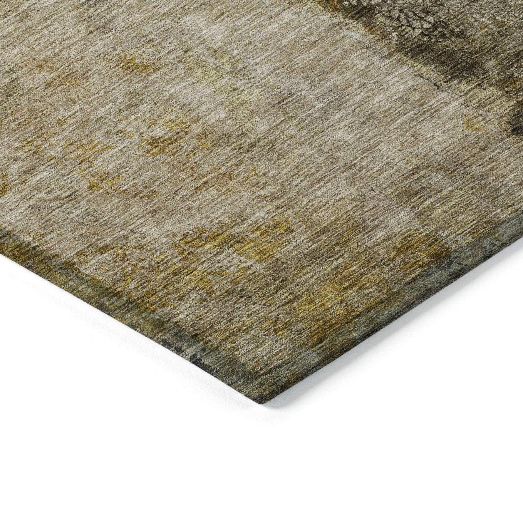 Machine Made ACN605 Brown  Rugs 