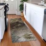 Machine Made ACN590 Chocolate Brown Rugs 