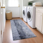 Machine Made ACN605 Denim Blue Rugs 