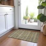 Machine Made ACN615 Gold  Rugs 