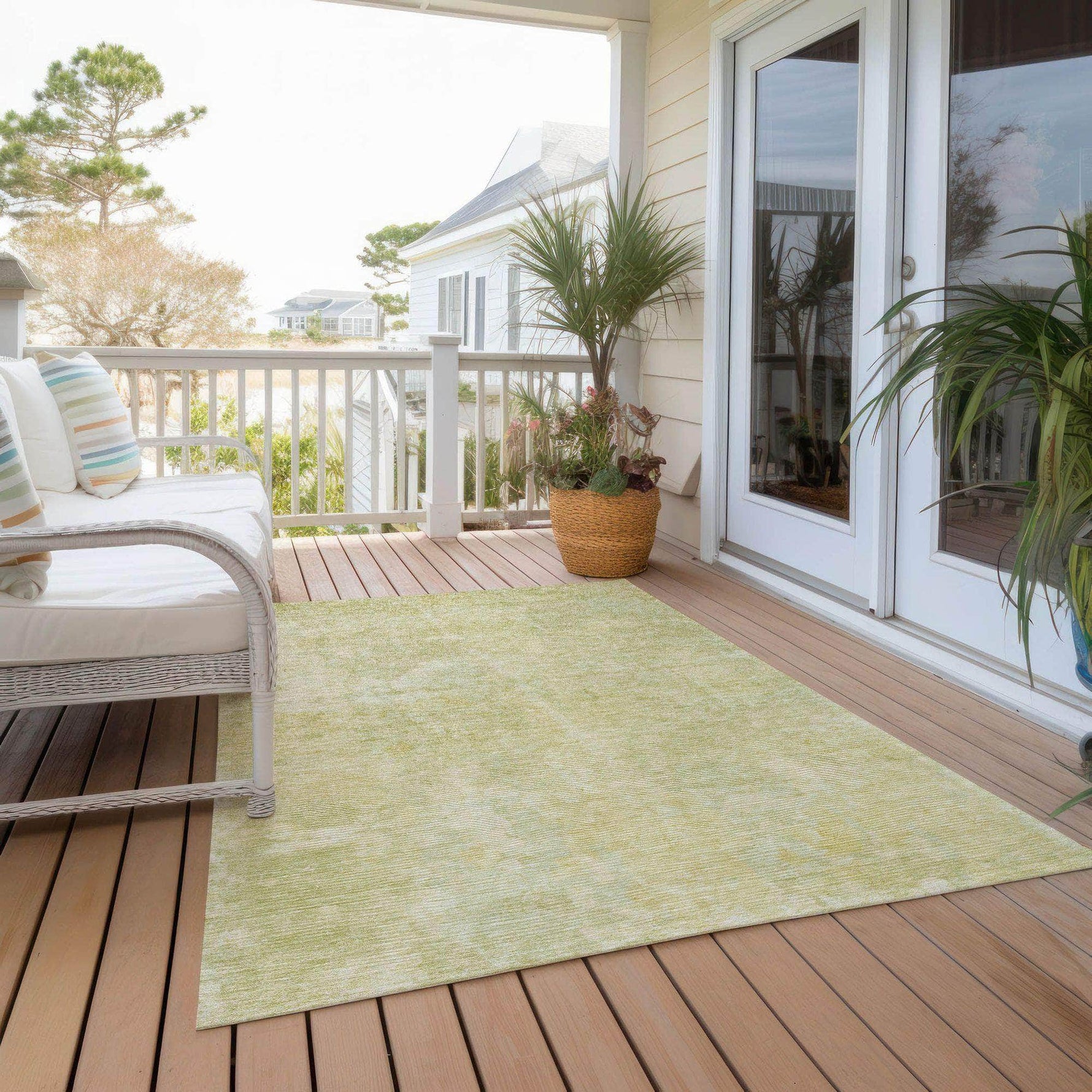 Machine Made ACN573 Gold  Rugs 