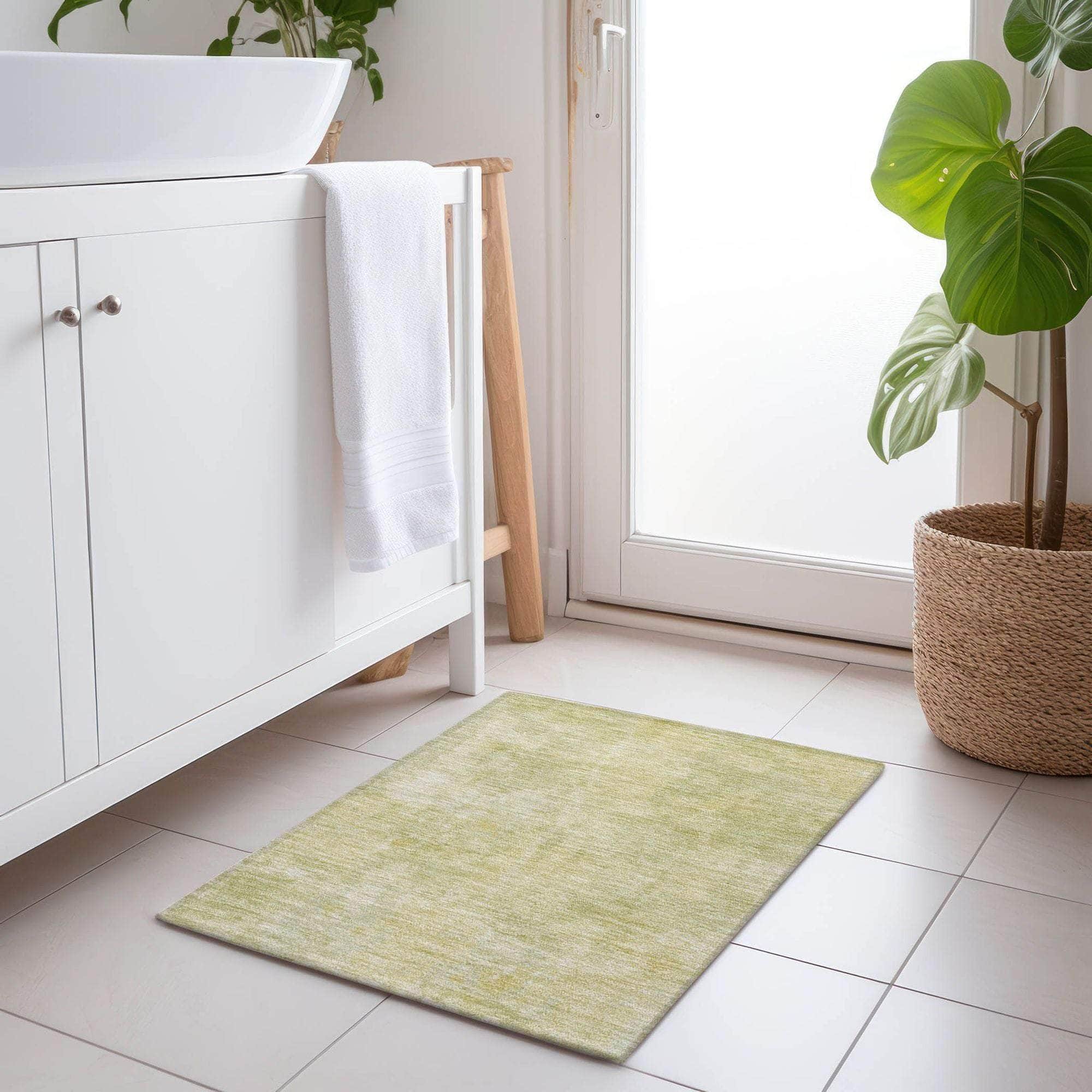 Machine Made ACN573 Gold  Rugs 