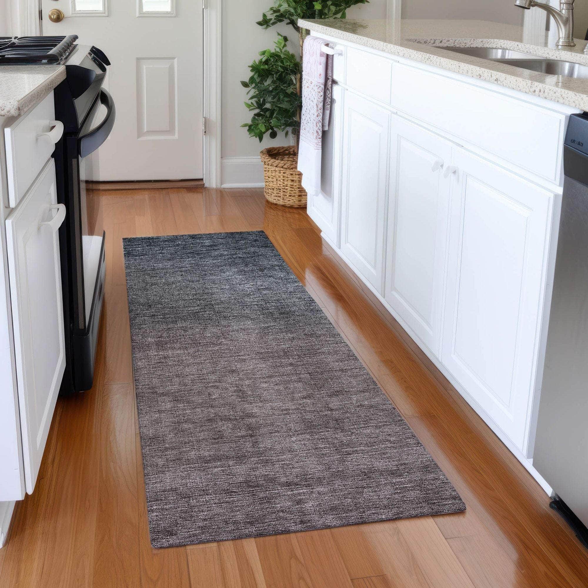 Machine Made ACN587 Gray  Rugs 