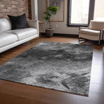 Machine Made ACN590 Gray  Rugs 