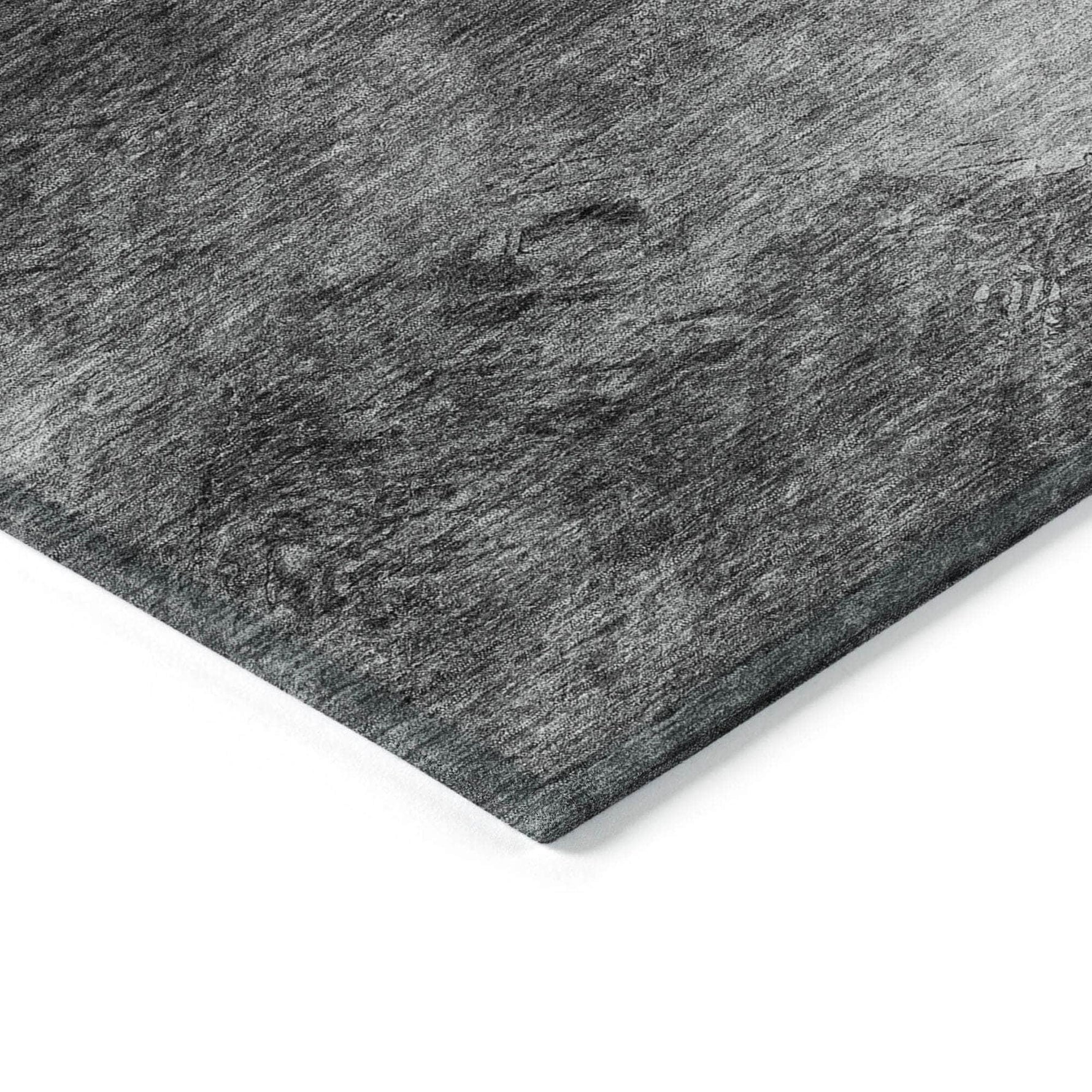Machine Made ACN590 Gray  Rugs 
