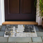 Machine Made ACN624 Gray  Rugs 